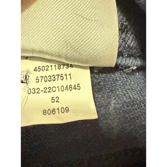 CHICO'S Women's size 3R  16R Dark Wash Denim Black SNAKE SKIN Print Stretch - Picture 16 of 16